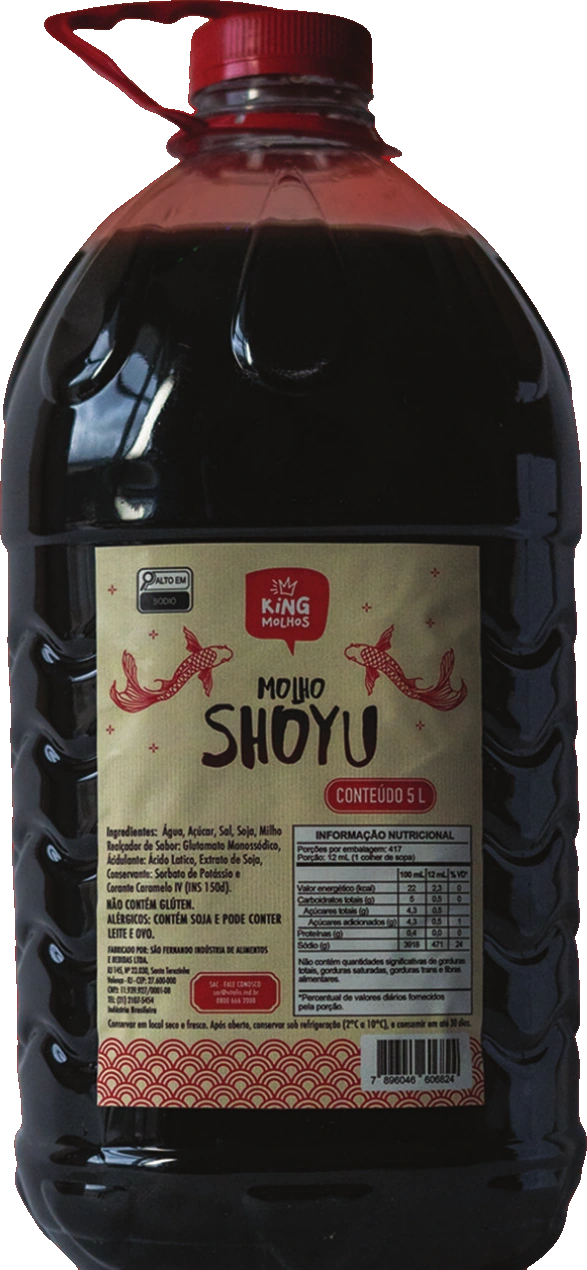 Molho Shoyu King galão de 5 litros